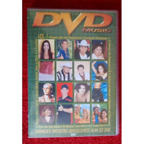 DVD MUSIC VOL.1 - GRANDES ARTISTAS BRASILEIROS - DVD