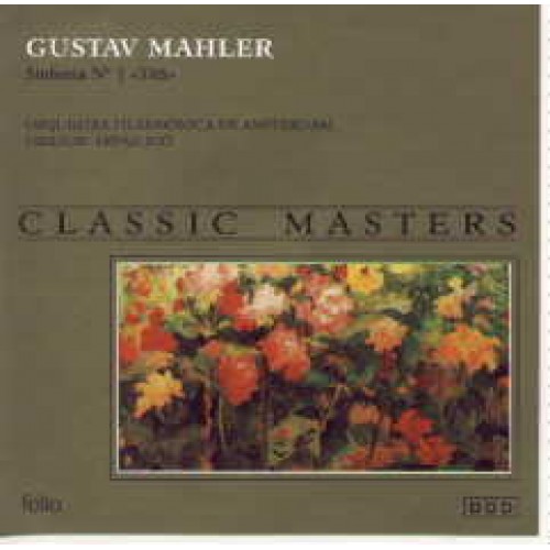 CLASSIC MASTERS / GUSTAV MAHLER / SINFONIA N 1 TITA - CD NEW
